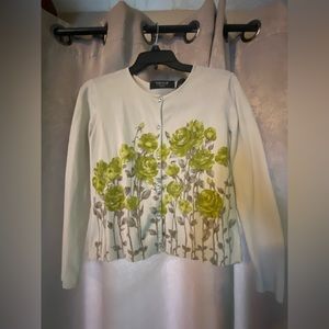 Vintage Parisian Signature Cardigan- Size M (Petite)